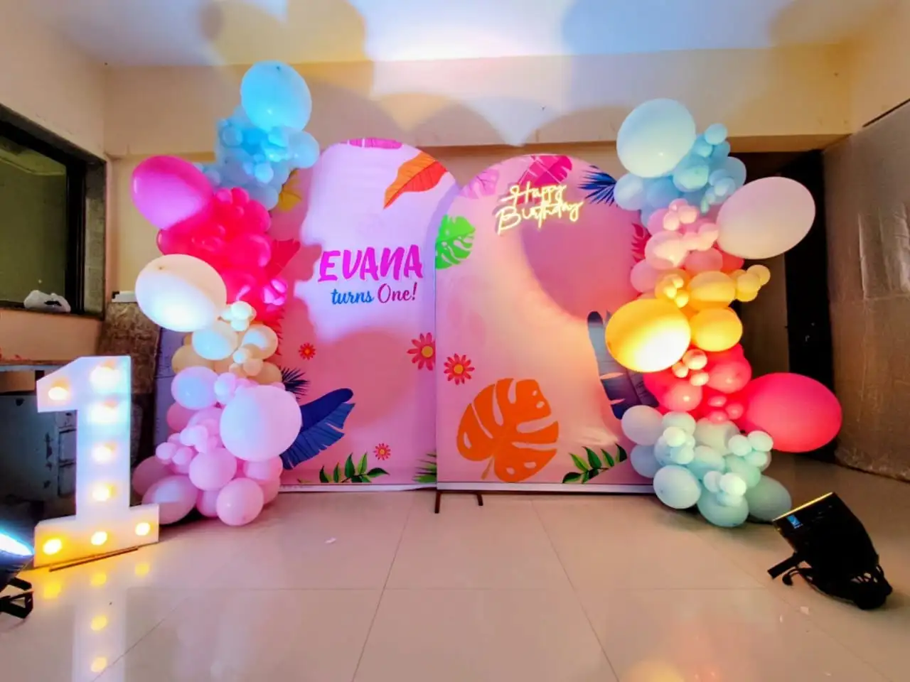 Floral Paradise 1st Birthday Decor